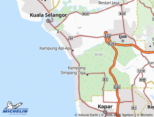 MICHELIN Taman Ikan Emas map - ViaMichelin