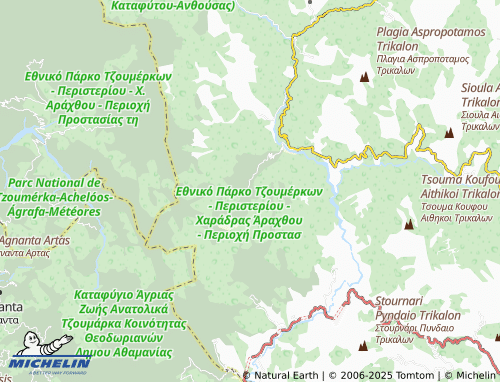 MICHELIN Athamania map - ViaMichelin