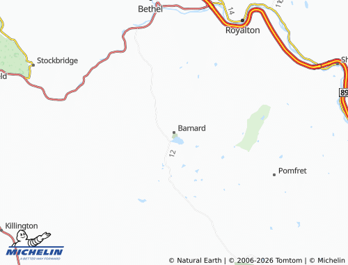 Mappa MICHELIN Barnard - ViaMichelin