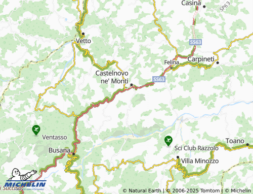 MICHELIN-Landkarte Bellaria - ViaMichelin
