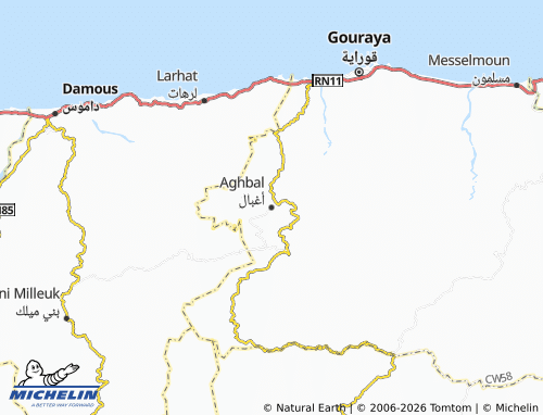 Mapa MICHELIN Aghbal - ViaMichelin