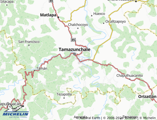 MICHELIN XEW map - ViaMichelin