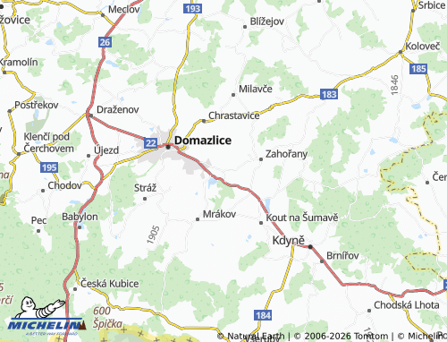 Mappa MICHELIN Bořice - ViaMichelin