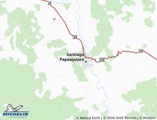 Mapa MICHELIN Puesta del Sol - ViaMichelin