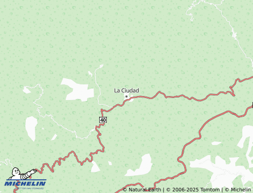 MICHELIN La Ciudad map - ViaMichelin