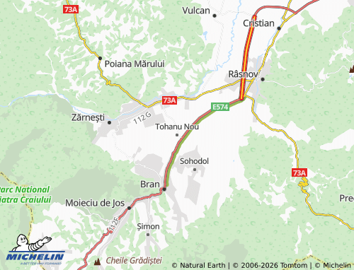 Mappa MICHELIN Tohanu Nou - ViaMichelin