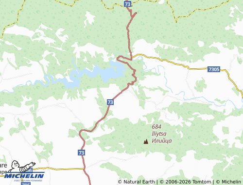 MICHELIN-Landkarte Prilep - ViaMichelin