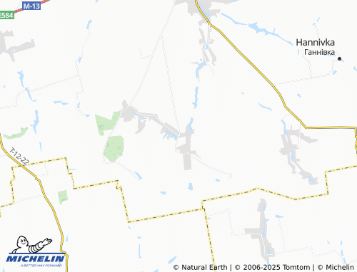 MICHELIN Kropyvnytske map - ViaMichelin