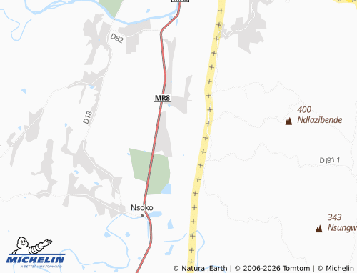 Mapa MICHELIN Chibilemvubu - ViaMichelin