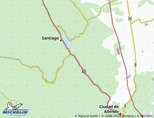 MICHELIN Bosques de San Pedro map - ViaMichelin