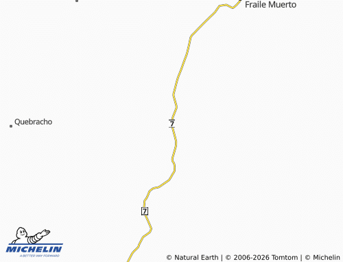 MICHELIN Cerro De Las Cuentas map - ViaMichelin