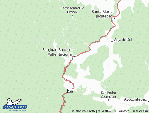 Mappa MICHELIN San Juan Bautista Valle Nacional - ViaMichelin
