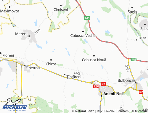 Mappa MICHELIN Botnărești - ViaMichelin