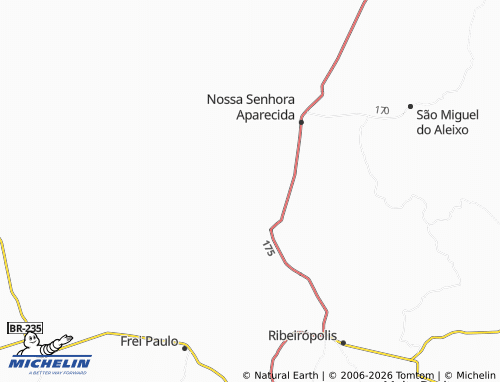 Mappa MICHELIN Cruz das Graças - ViaMichelin