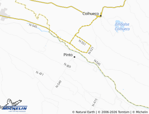Carte MICHELIN Pinto - ViaMichelin