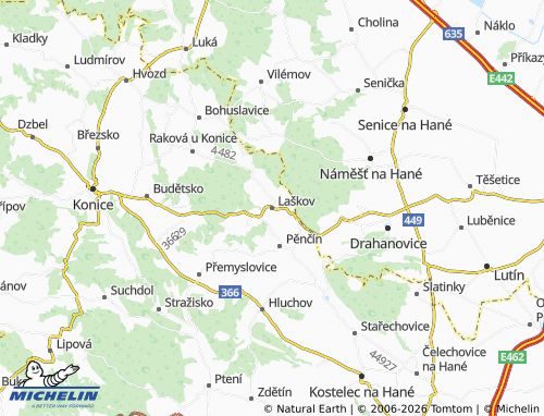 Mappa MICHELIN Laškov - ViaMichelin