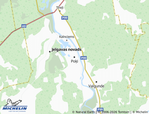 Mapa MICHELIN Poķi - ViaMichelin