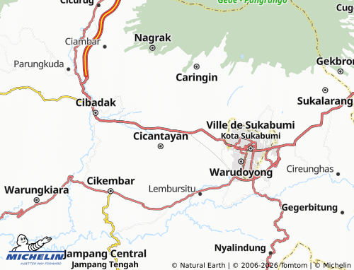 Mapa MICHELIN Cimahi - ViaMichelin