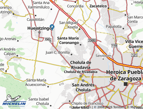 Mappa MICHELIN Juan C. Bonilla - ViaMichelin