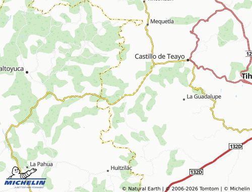 Mappa MICHELIN El Xúchitl - ViaMichelin