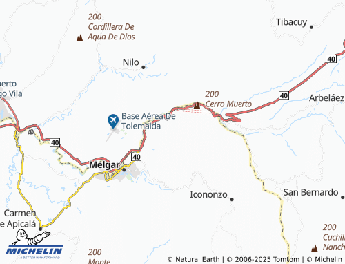 MICHELIN La Primavera map - ViaMichelin