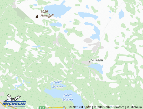MICHELIN-Landkarte Heståsen - ViaMichelin