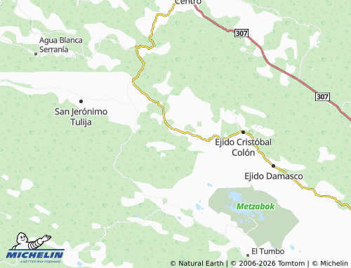 Mappa MICHELIN Ejido La Siria - ViaMichelin