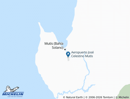 Mapa MICHELIN Mutis (Bahía Solano) - ViaMichelin