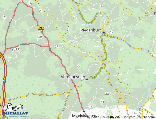 MICHELIN Schafshill map - ViaMichelin