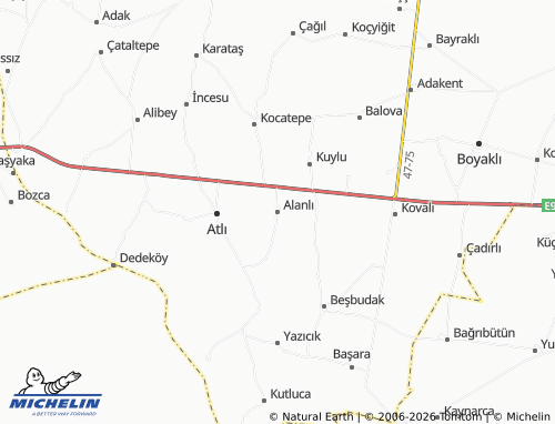 Mappa MICHELIN Alanlı - ViaMichelin