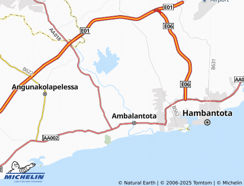 MICHELIN Bolana North map - ViaMichelin