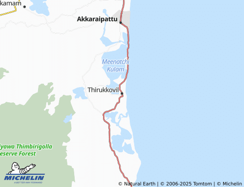MICHELIN Thirukkovil map - ViaMichelin