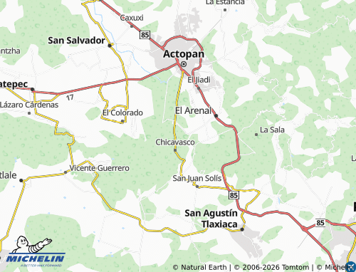 MICHELIN Manzana 4 map - ViaMichelin