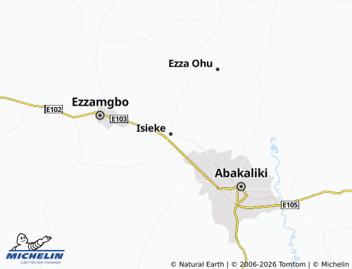 Mappa MICHELIN Amaiyima Onuhu - ViaMichelin