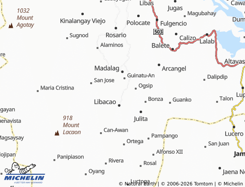 MICHELIN Janlud map - ViaMichelin