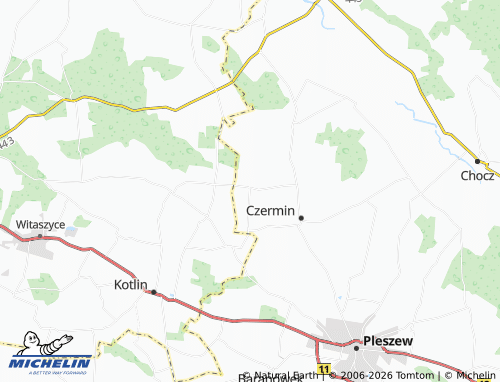 Carte MICHELIN Strzydzew - ViaMichelin