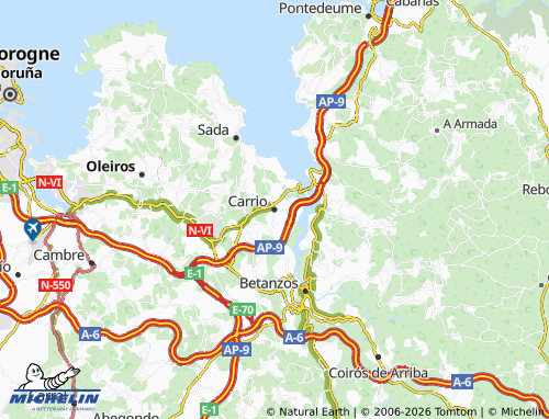 MICHELIN Carrio map - ViaMichelin