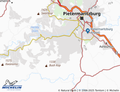MICHELIN KwaPata map - ViaMichelin