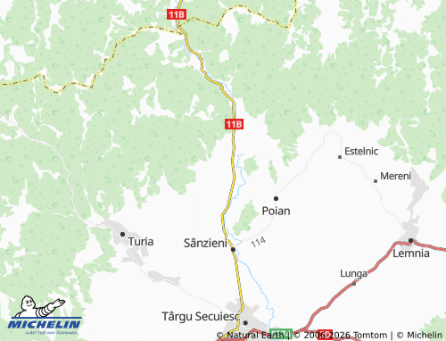 Mapa MICHELIN Valea Seacă - ViaMichelin