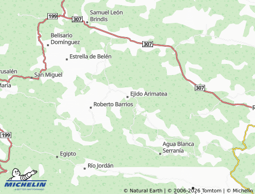 Mappa MICHELIN Ejido Arimatea - ViaMichelin