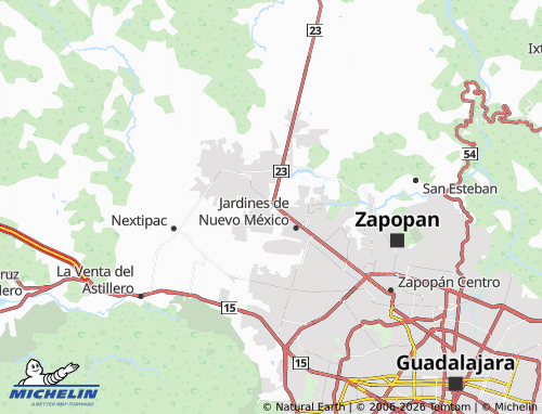 Mappa MICHELIN Jardines de las Fuentes - ViaMichelin