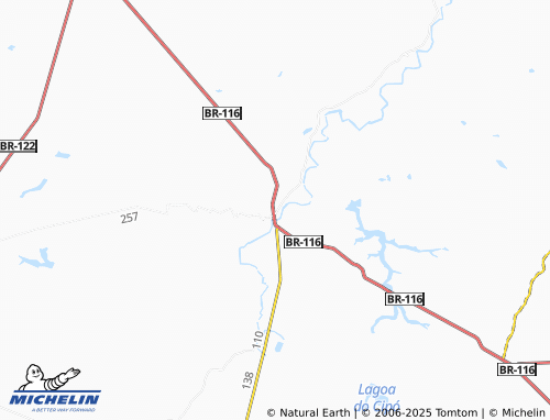 MICHELIN Cristais map - ViaMichelin