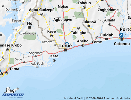 Mappa MICHELIN Région Maritime - ViaMichelin
