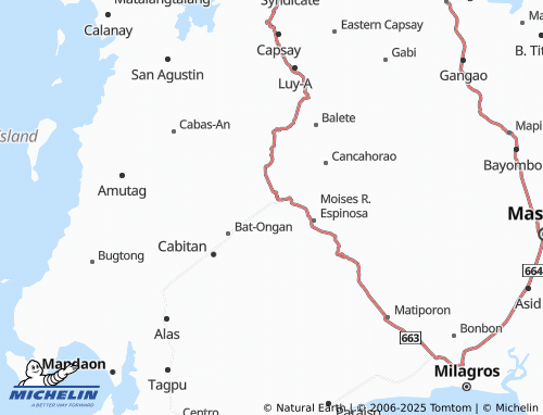 MICHELIN Mabatobato map - ViaMichelin