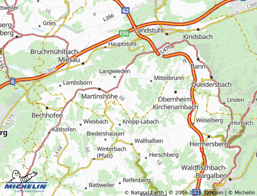 MICHELIN-Landkarte Gerhardsbrunn - ViaMichelin