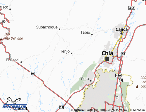 Carte MICHELIN Churuguaco - ViaMichelin