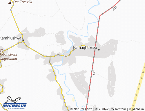 MICHELIN KwaZibukwane map - ViaMichelin