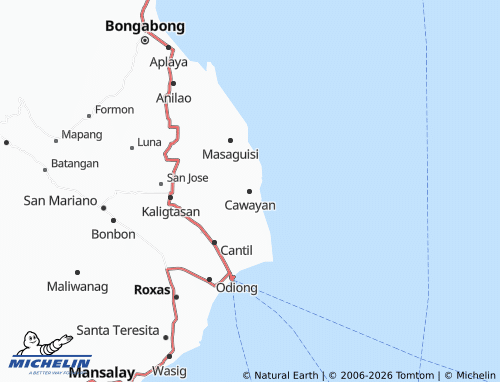 MICHELIN Cawayan map - ViaMichelin