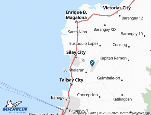 MICHELIN Barangay 2 map - ViaMichelin