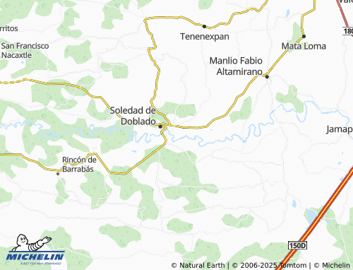 MICHELIN Santa Catarina map - ViaMichelin